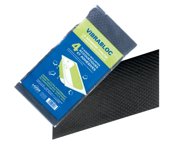 Sachet de 4 plaques insonorisation bain Vibrabloc 400x200mm image