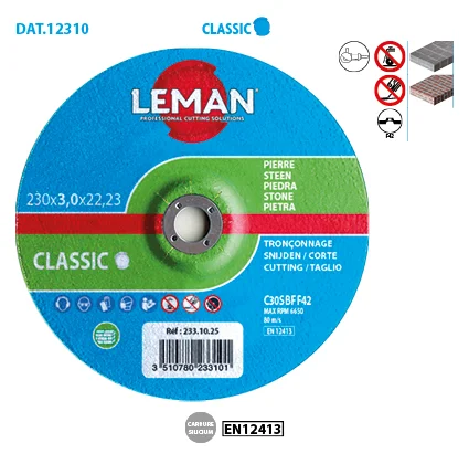 Disque à tronçonner déporté pierre Classic image