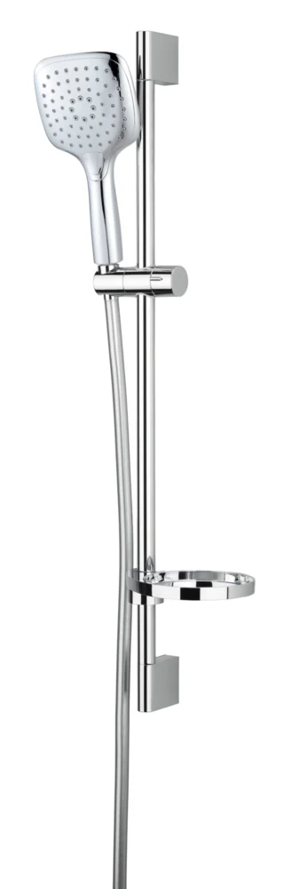 Ensemble sur barre de douche New Anco 2 - chrome - 3 jets image