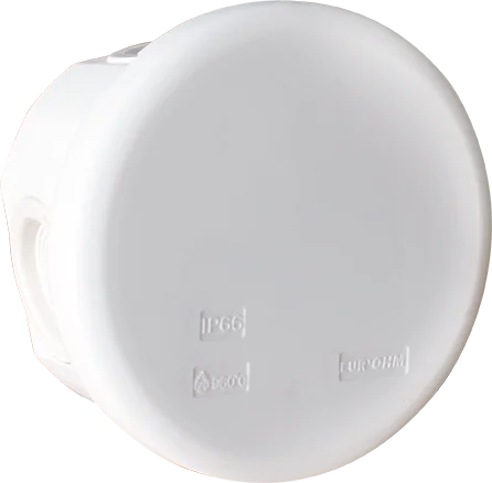 Boite blanche IP55 membrane étanche - Ø80x40mm - 6 entrées - SUM'OHM image