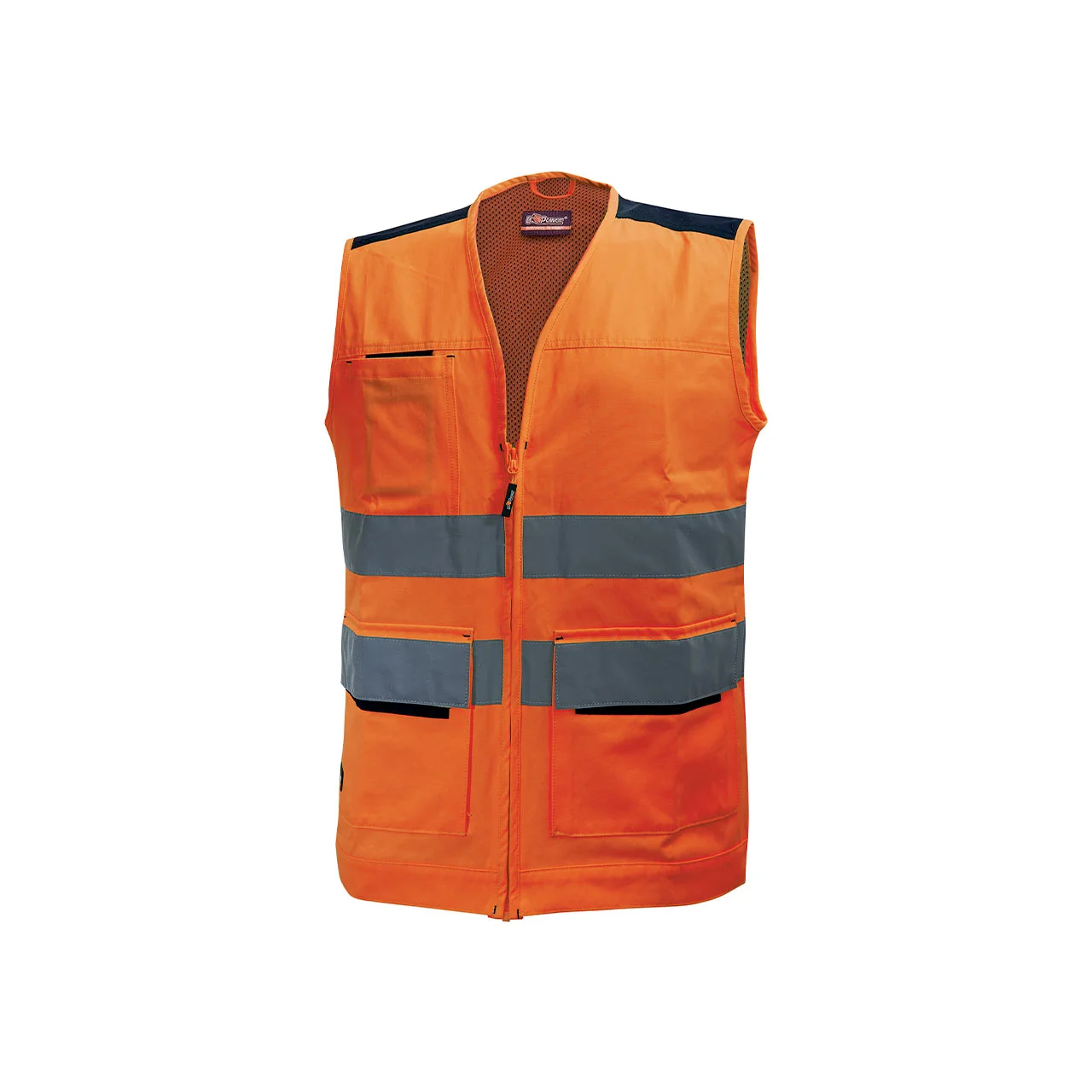 Gilet de travail sans manches haute visibilité SMART - Orange Fluo image
