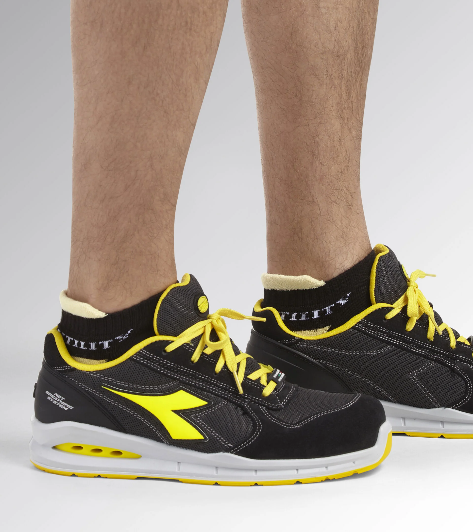 Chaussettes de travail d’été GHOST - Noir/Gris image