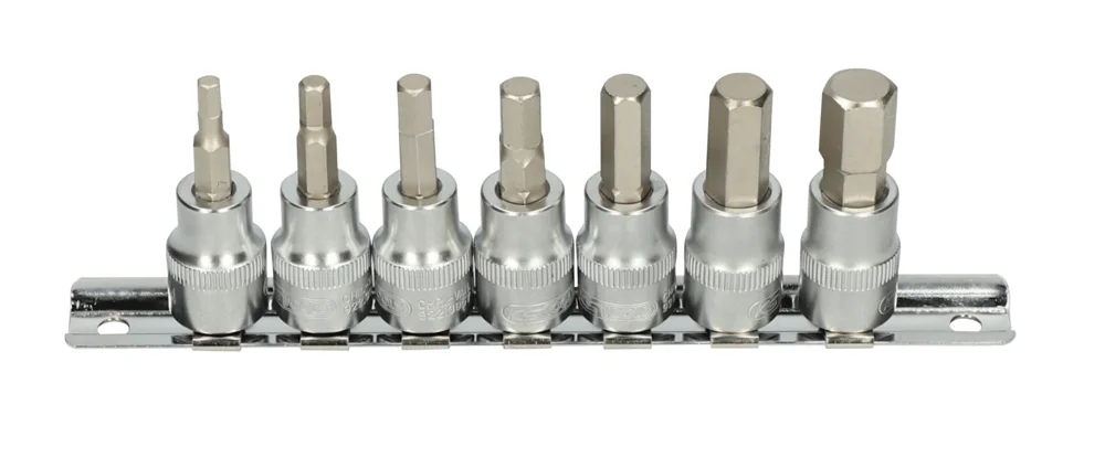 Rail de 7 douilles tournevis ULTIMATE® 6 pans 3/8'' image