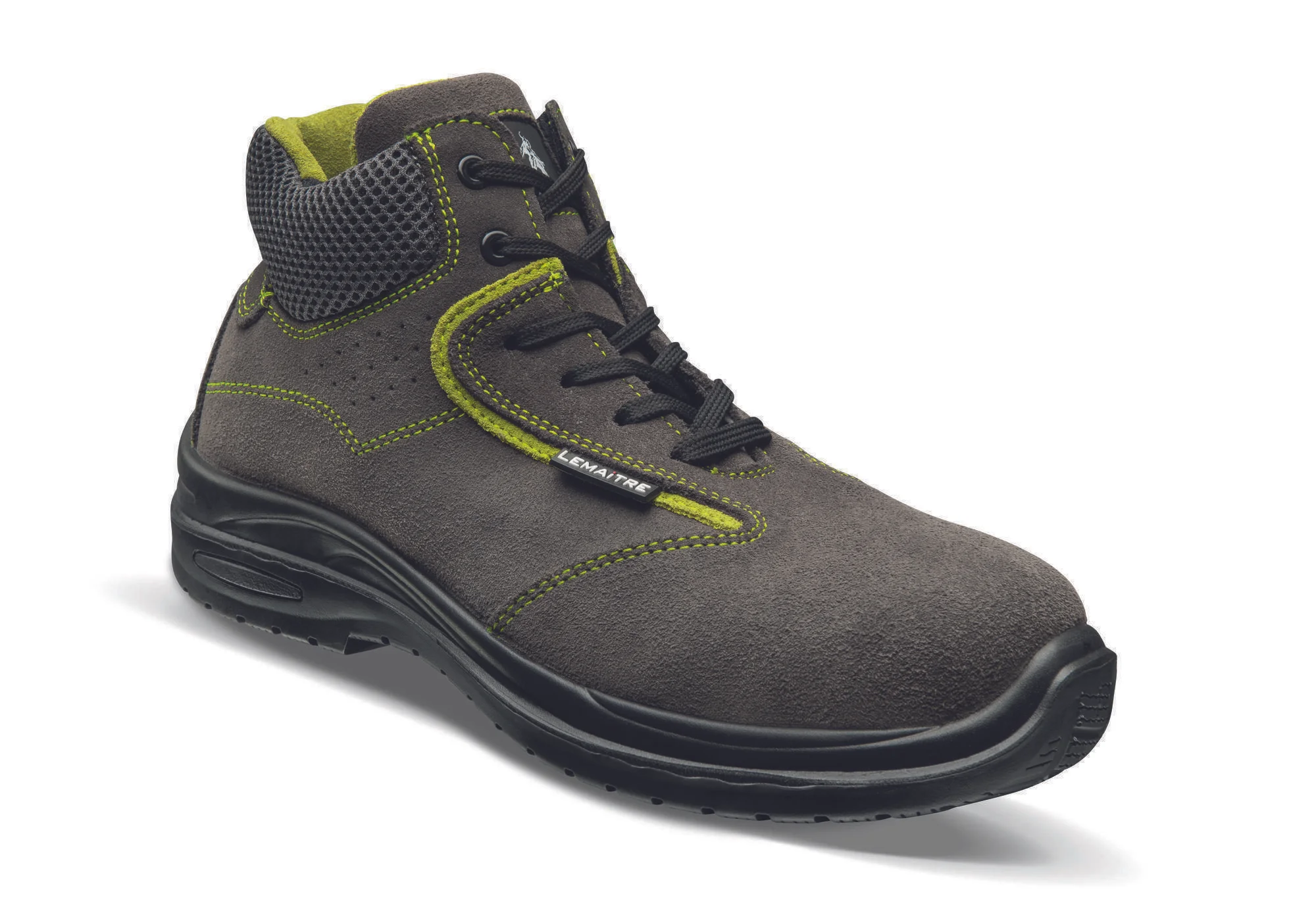 Chaussures de sécurité hautes ALBI S3 CI SRC Marron/Vert image