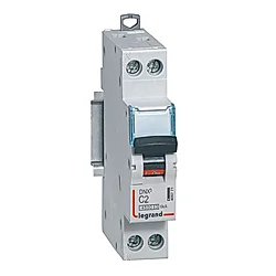 Disjoncteur modulaire DNX3 courbe C Ph+N à vis - 4,5kA 230V image
