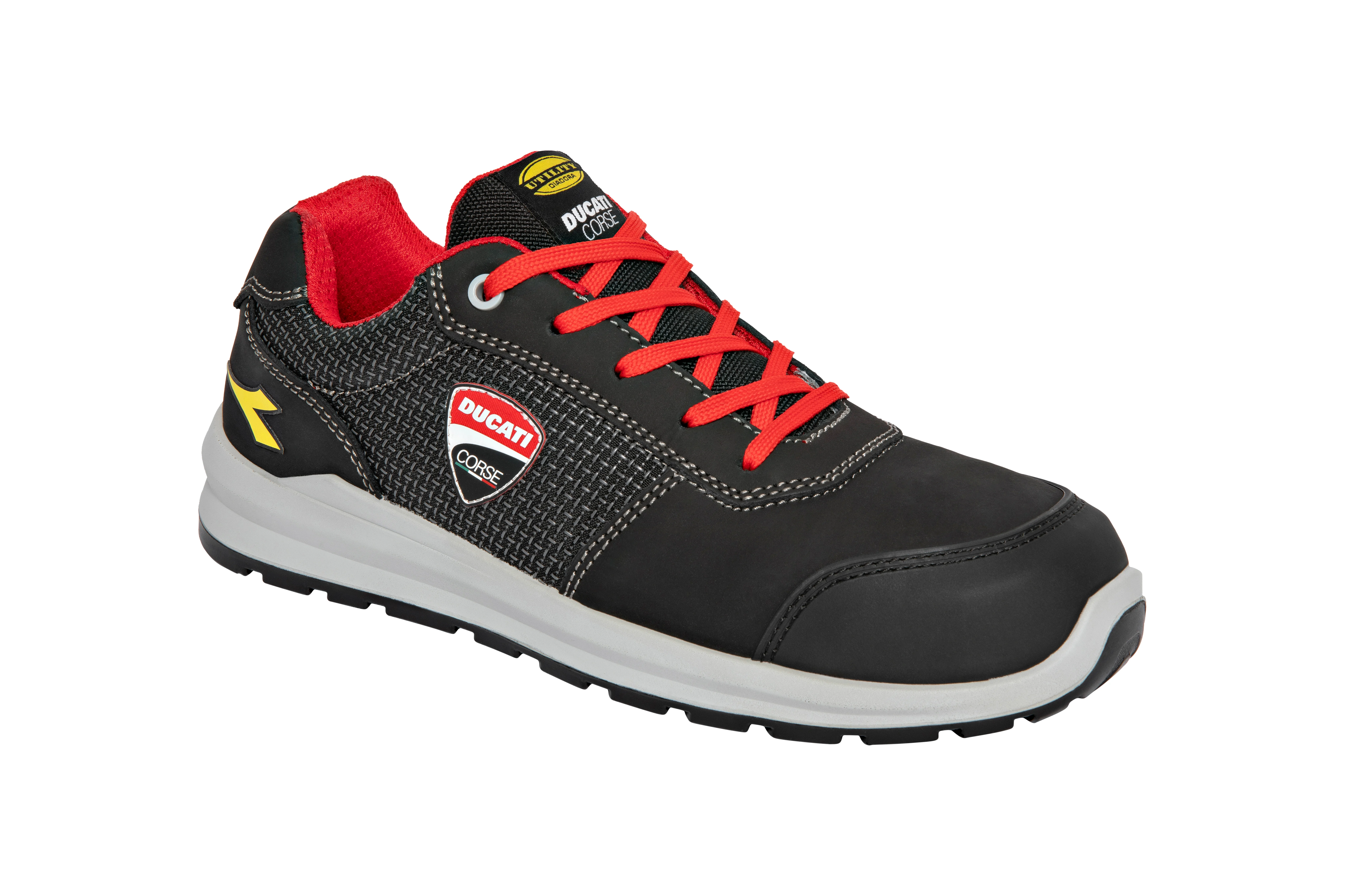 Chaussures de sécurité basses DUCATI SPEEDY RACE LOW S3S FO SR SC MET FREE - Noir/Rouge image