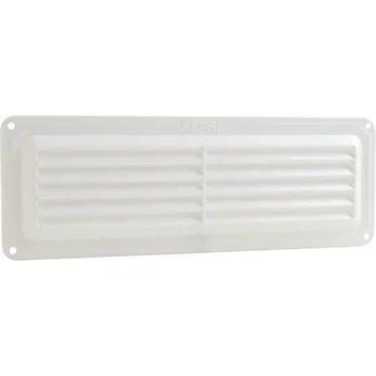 Grille en applique à visser - ABS blanc image