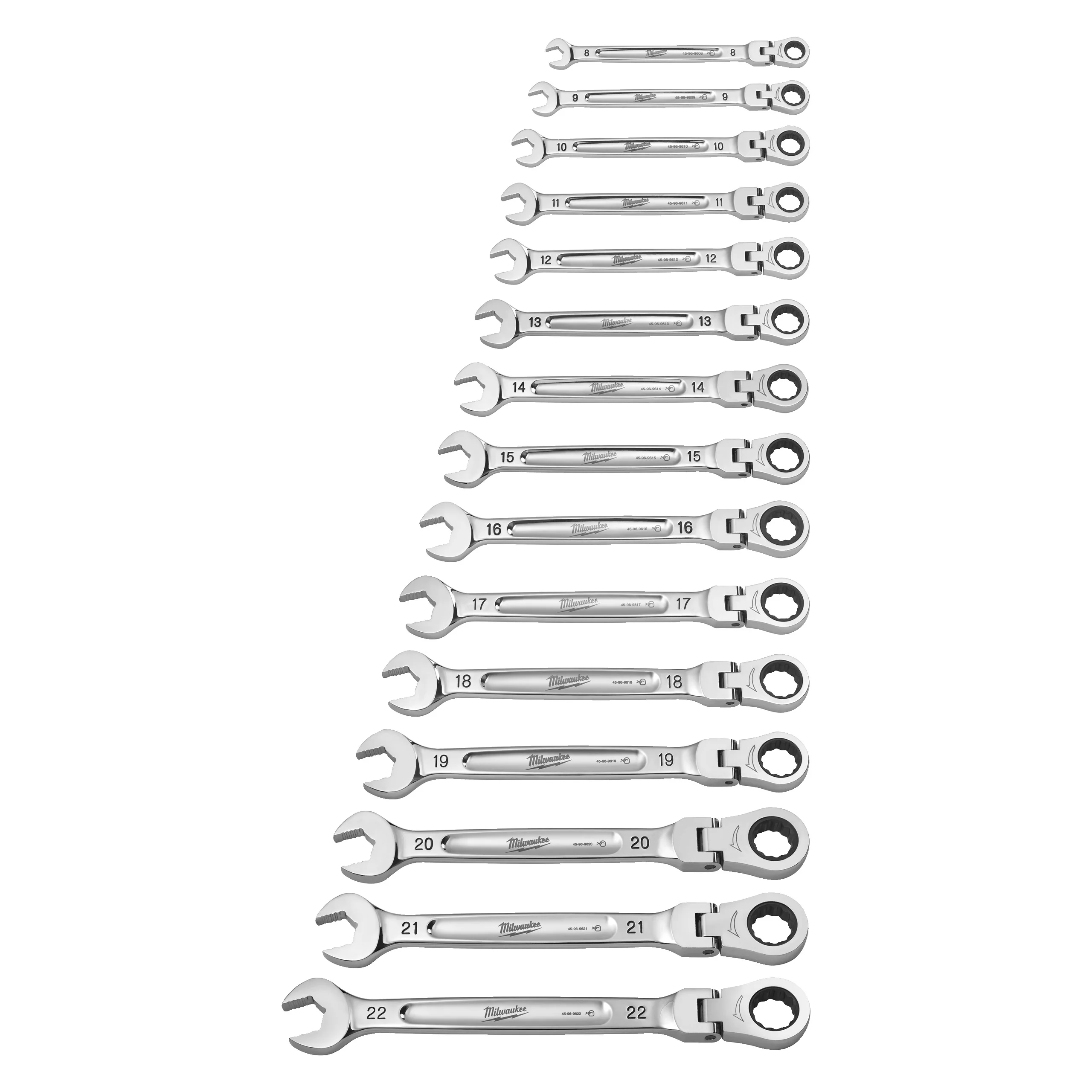 SET DE 15 CLÉS À CLIQUET MAXBITE À TÊTE FLEXIBLE FLEX HEAD SPANNER SET image