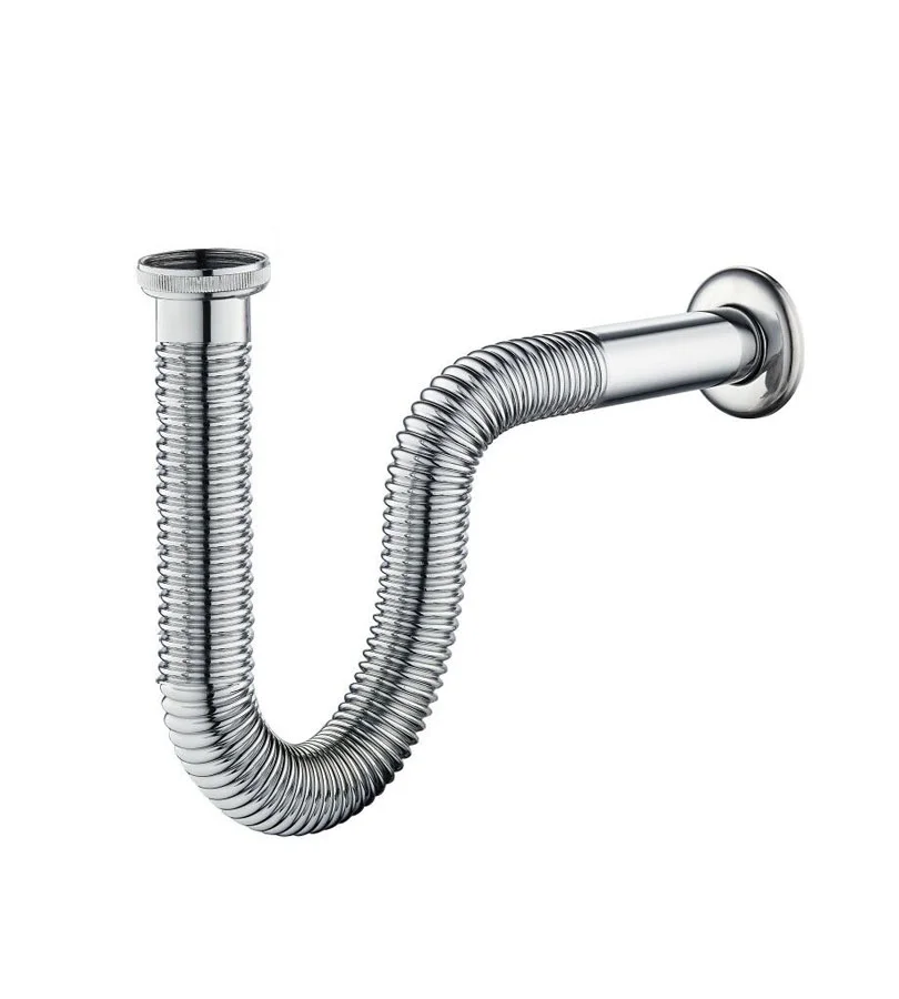 Siphon lavabo gaine souple 80 cm image