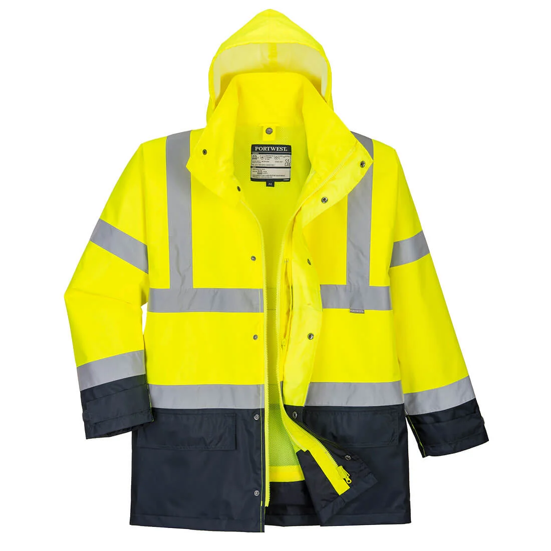 Parka Bicolore Executive 5-en-1 Jaune/Marine image