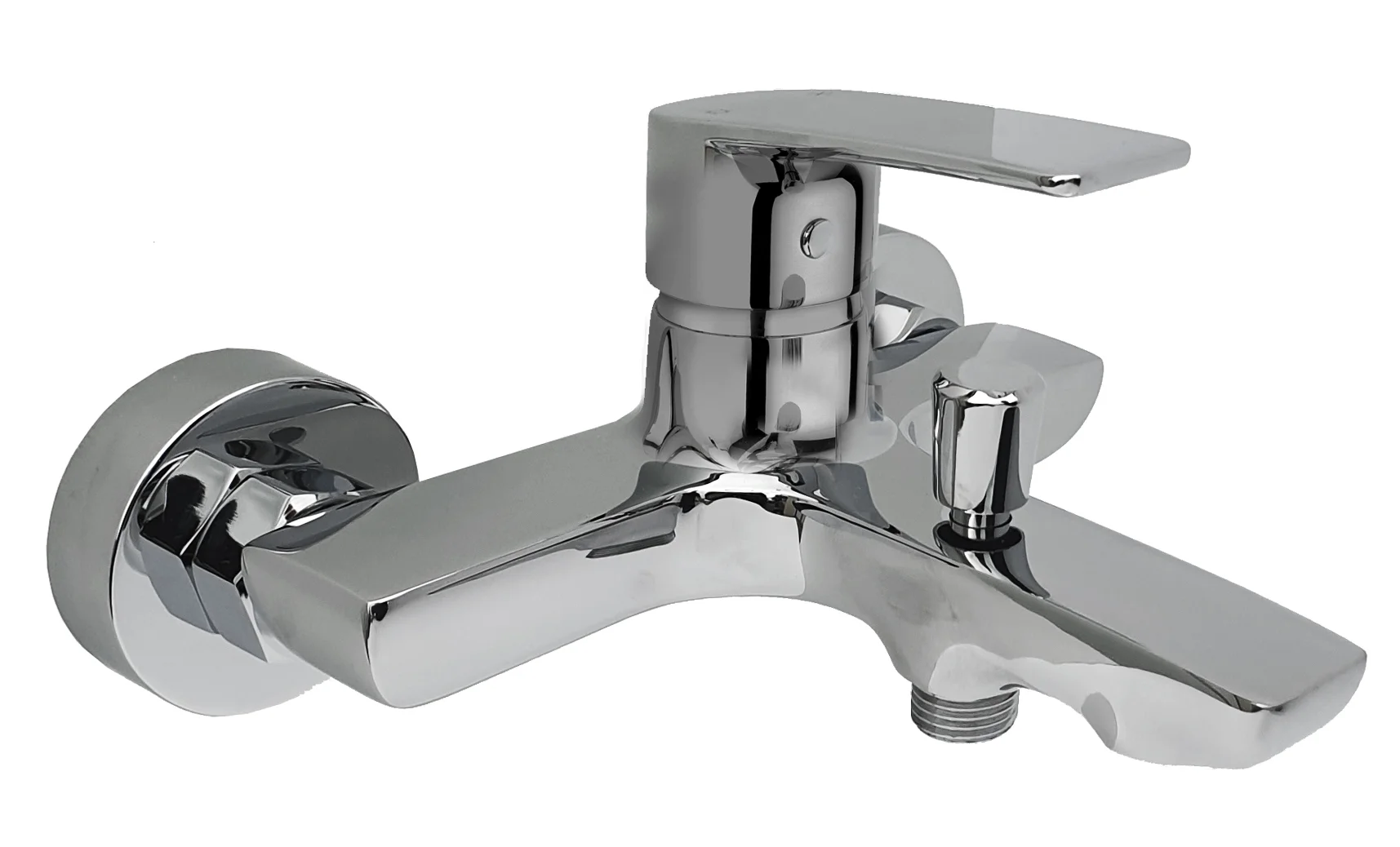 Mitigeur bain/douche mural ruby chrome image