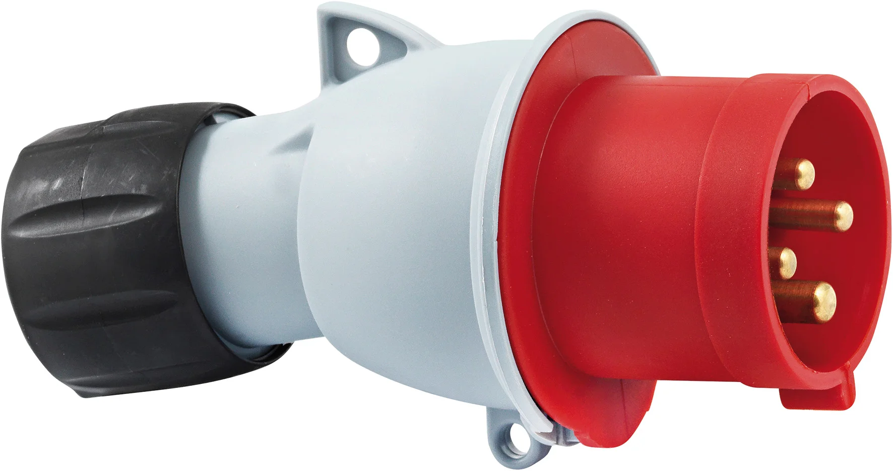 Fiche industrielle mobile rouge 3P+T - 32A/415V - IP44 image