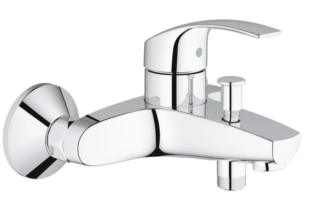 Mitigeur Bain/Douche Eurosmart Mural C2 Chrome image