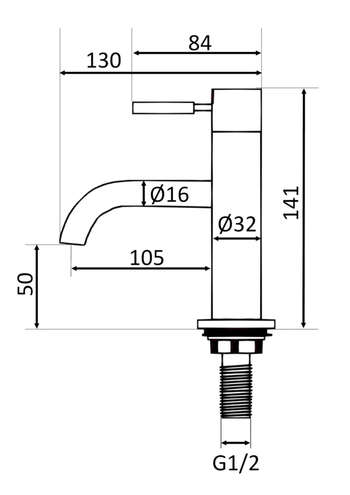 Robinet lave-mains - eau froide - Ancoswing 2 image