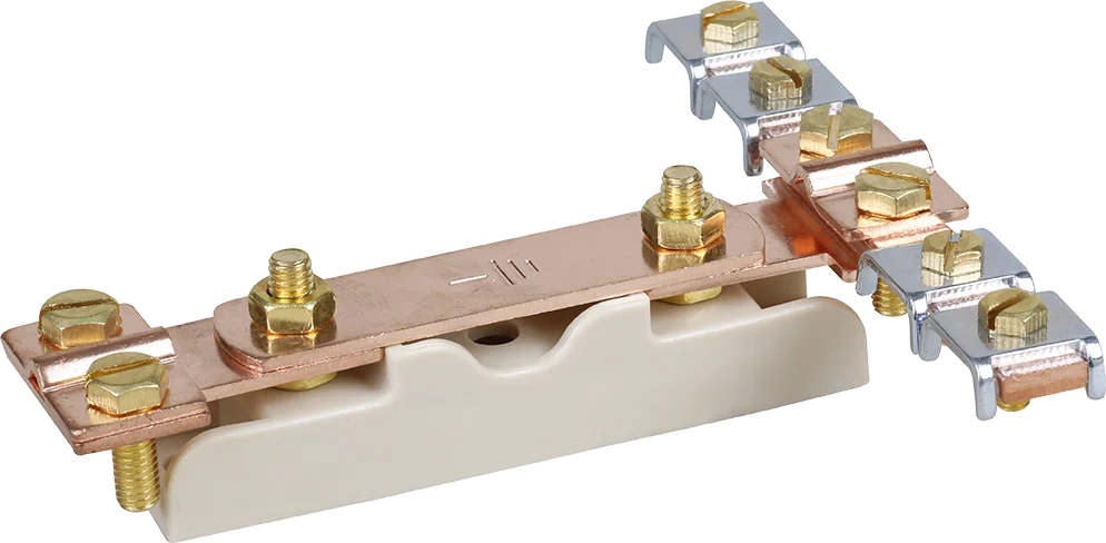 Barrette de terre basse en T - Cuivre image