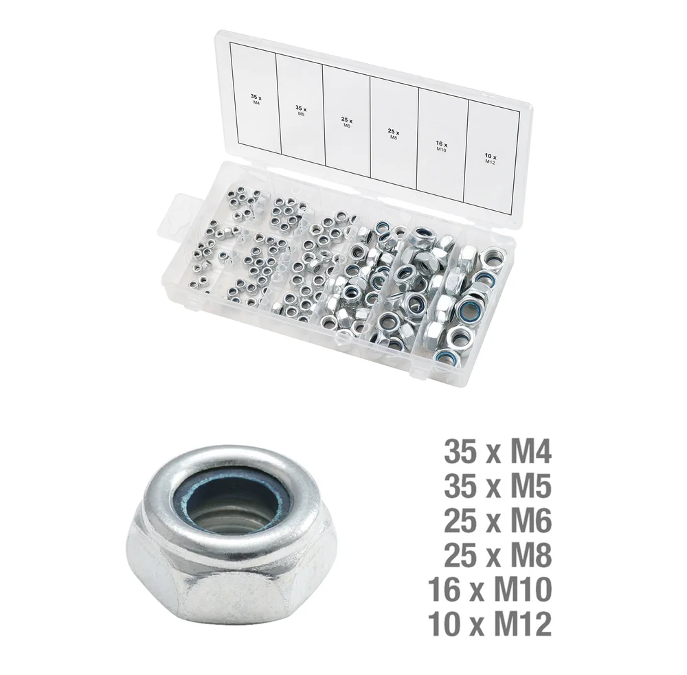 Assortiment d'écrous de sécurité x146 image