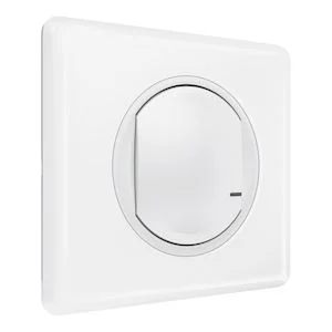 Interrupteur avec option variateur connecté Céliane With Netatmo - Blanc-5W à 300W image