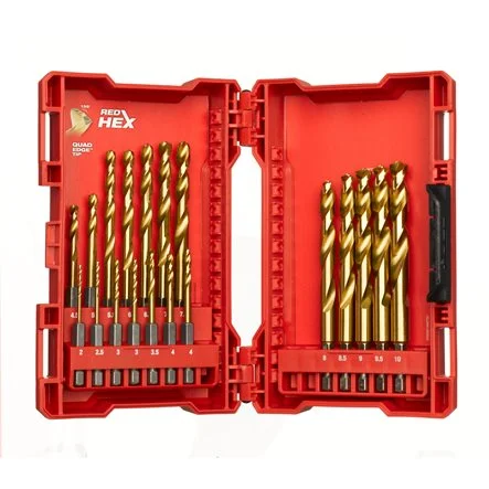 Kit de 19 forets métal RED HEX SHOCKWAVE IMPACT DUTY image