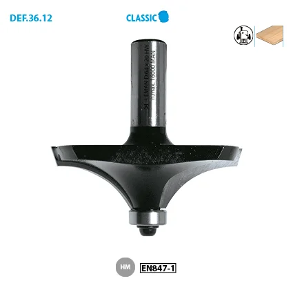 Mèche pour moulures déco + guide Classic image