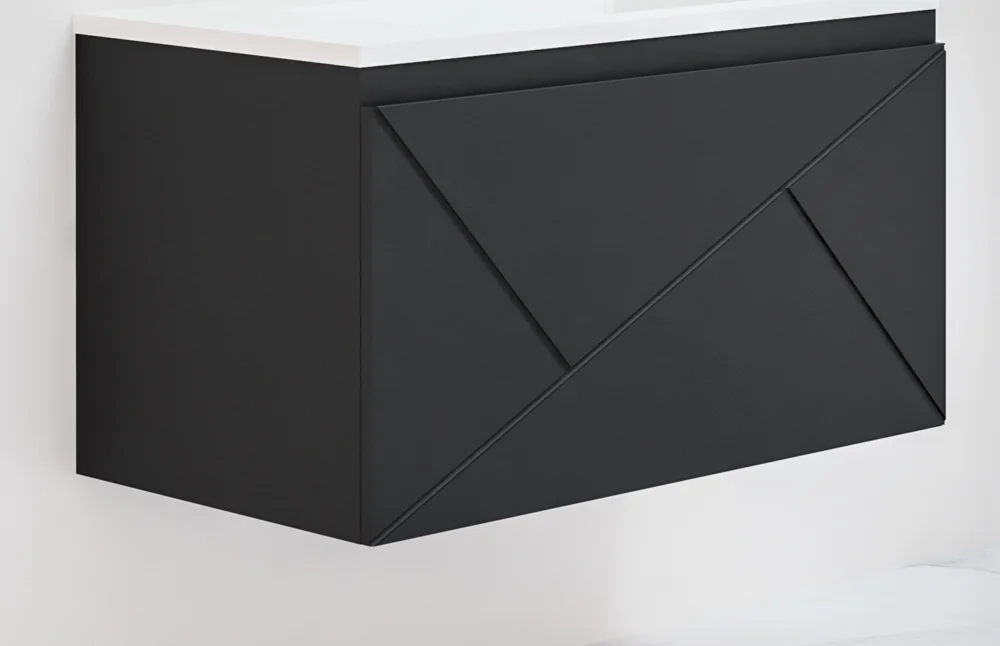 Caisson meuble suspendu Ancodesign - Noir mat image