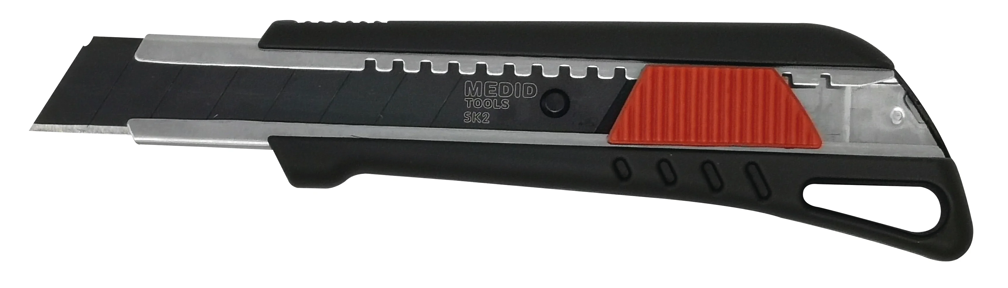 Cutter avec 2 lames de rechange - lame noire de 18mm image