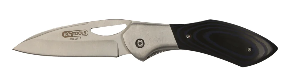 Couteau de poche manche micarta et acier inoxydable image