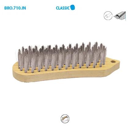 Boite de 8 brosses fil Inox Classic image