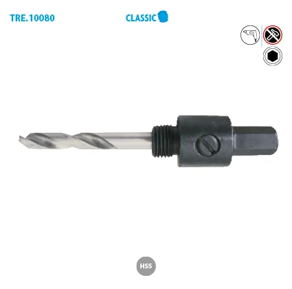 Mandrin 6 pans pour trépan Ø 14 À 30mm Classic image