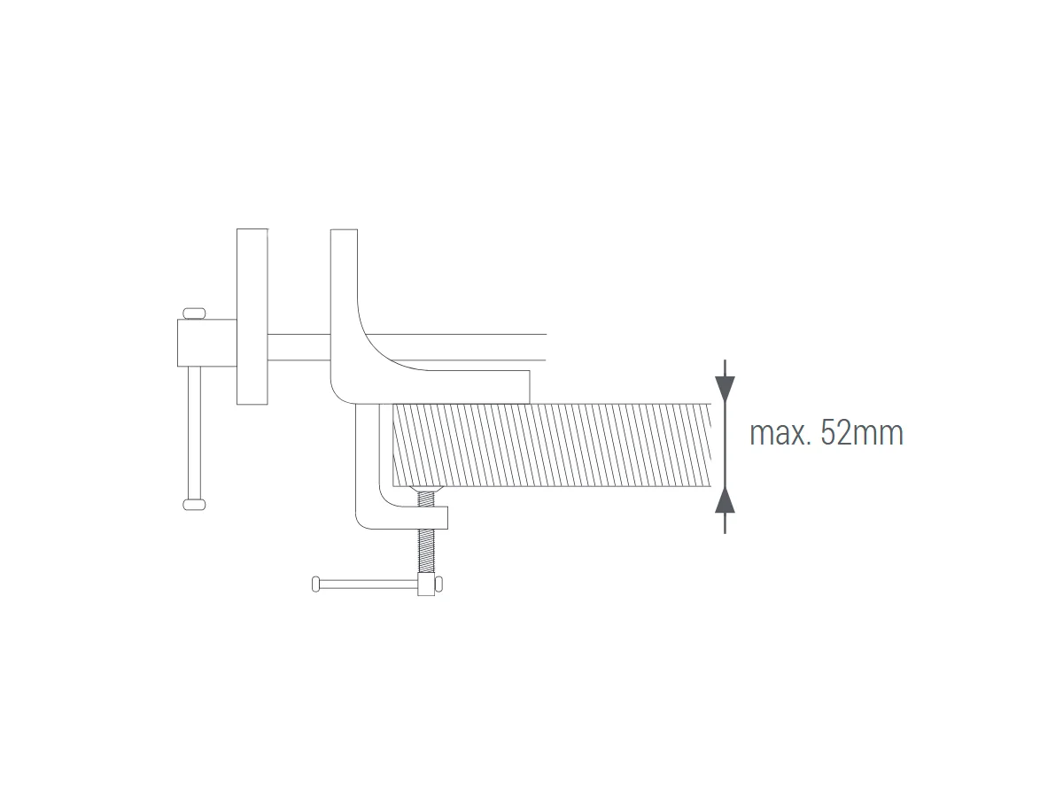 Etau mobile pour menuisier image