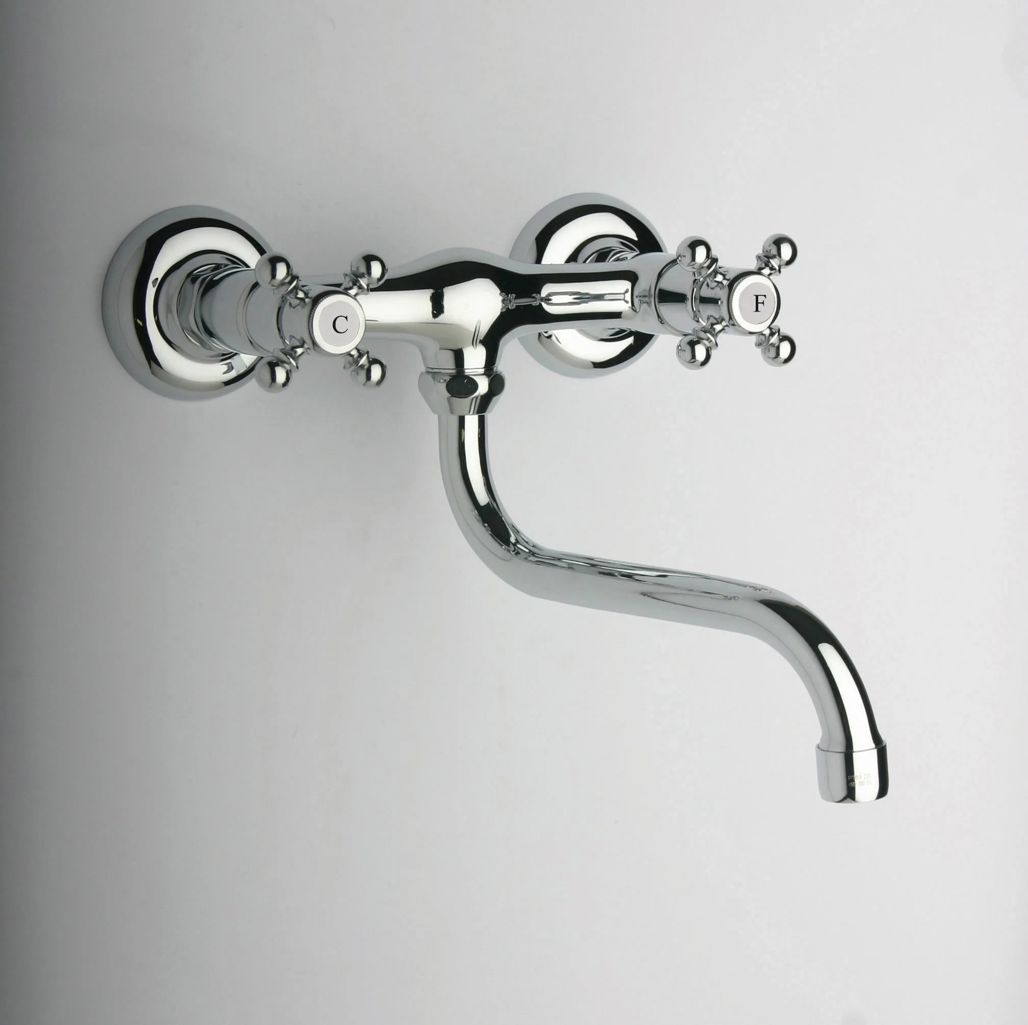 Mélangeur évier mural bec mobile Tiffany image