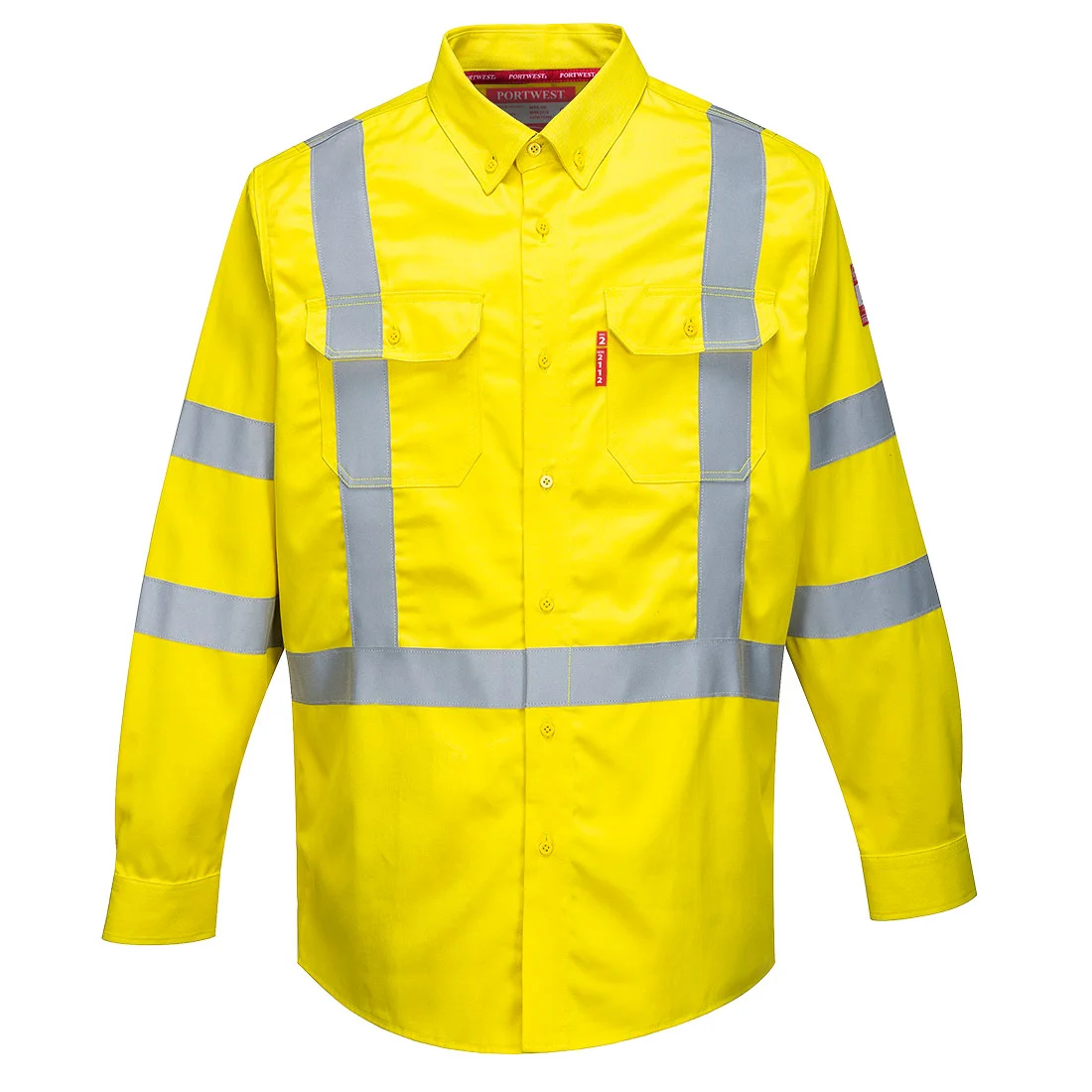 Chemise haute visibilité Bizflame 88/12 FR Jaune image