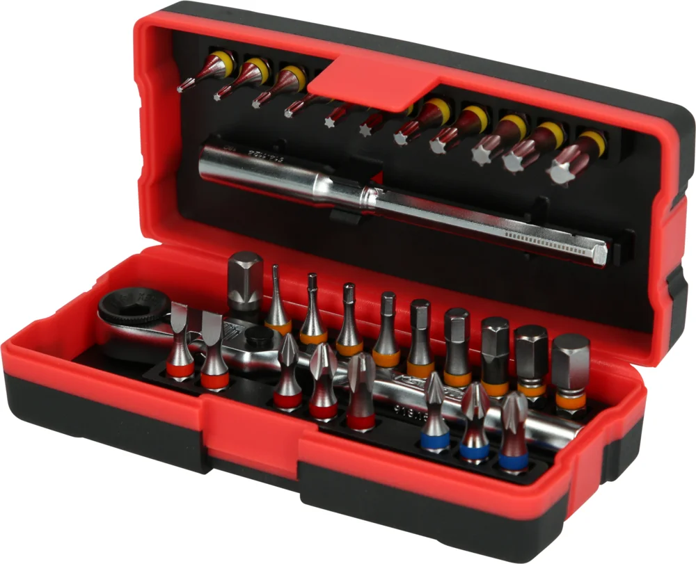 Coffret de 28 embouts de vissage 1/4'' à code couleur TORSIONpower® image