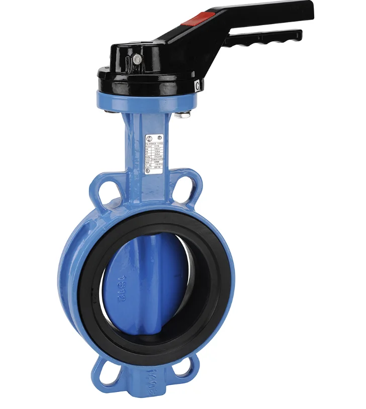 Vanne papillon Wafer Performance 1170 Papillon fonte, EPDM ACS - réducteur monté image