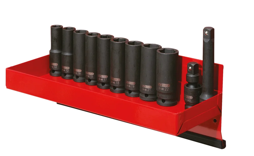 Présentoir de douilles longues à chocs 1/2'', 12 à 22 mm image