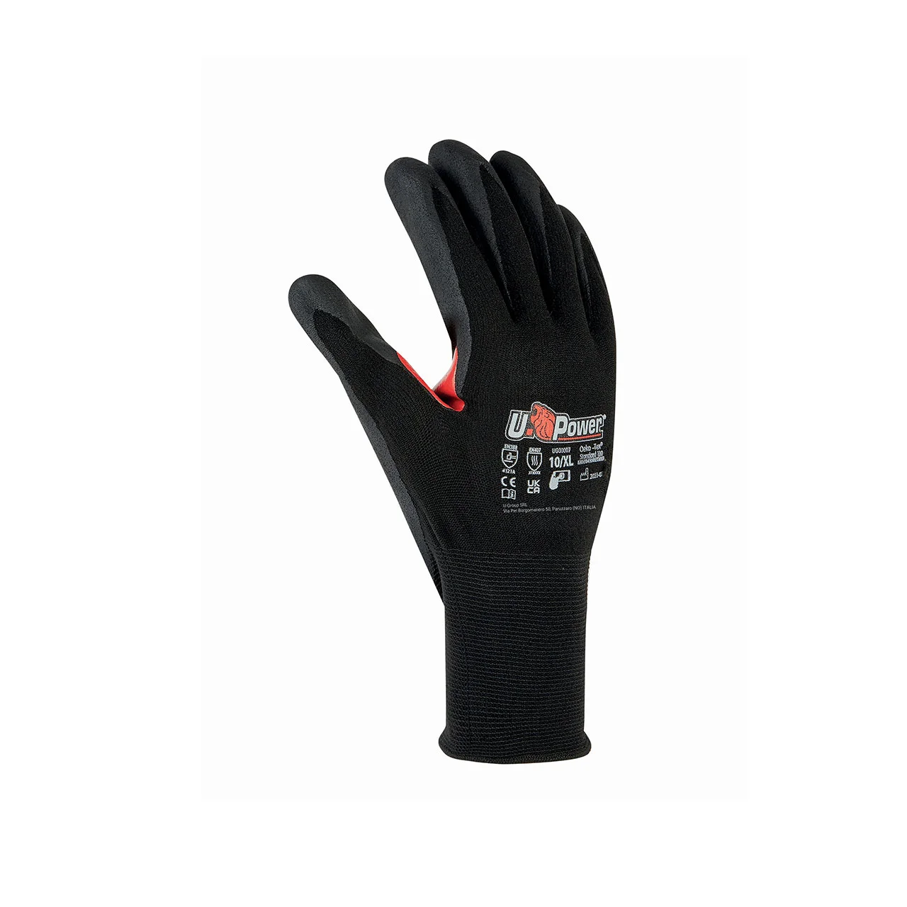 Gants de protection tactiles FLYNT - Rouge/Noir image