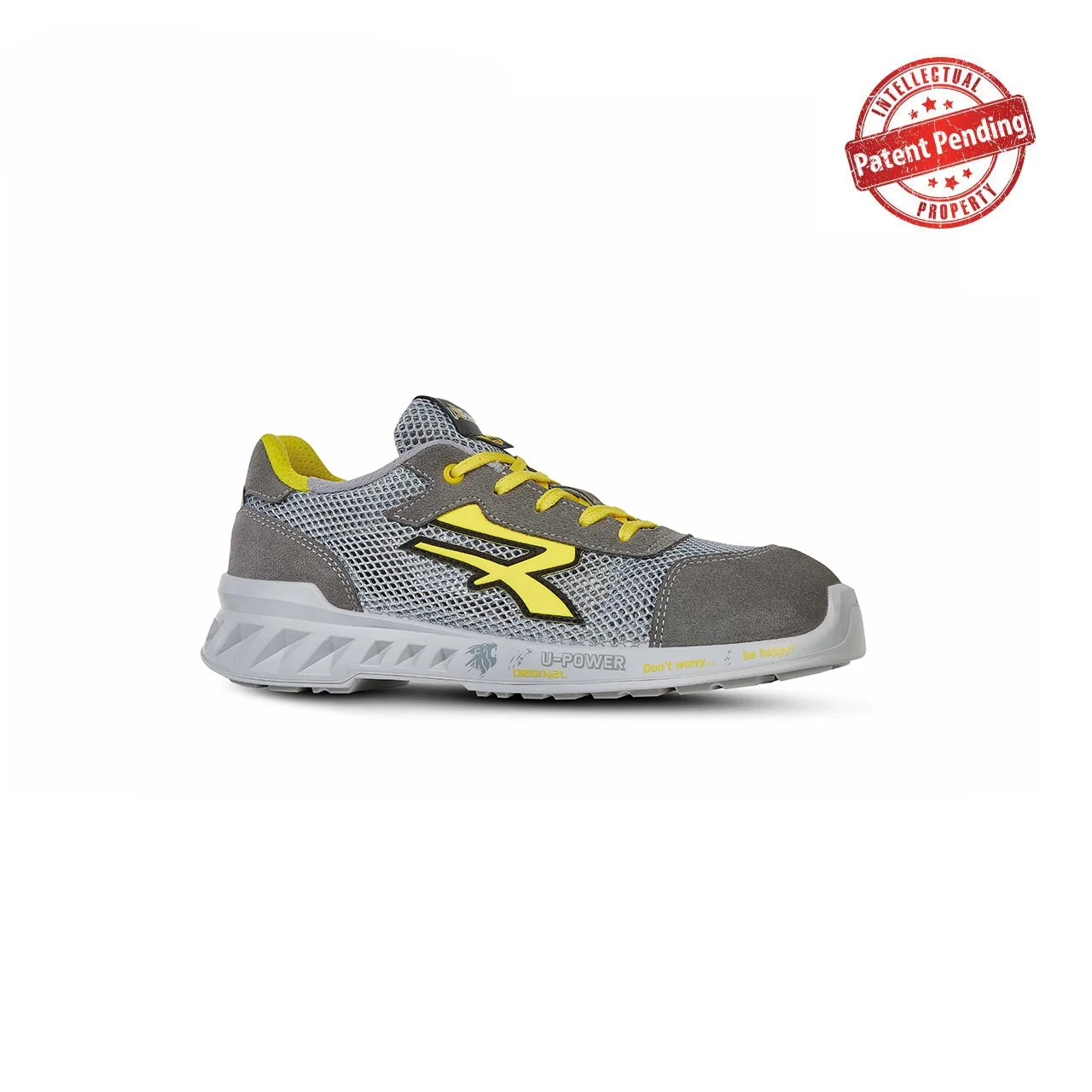 Chaussures de sécurité basses TONY ESD S1P SRC - Gris/Jaune image