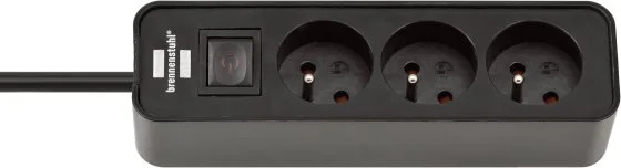 Multiprise Ecolor de courant avec interrupteur - 1,5m H05VV-F 3G1,0 image