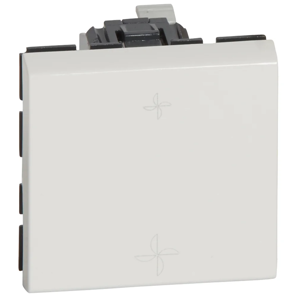 Interrupteur VMC Mosaic - Blanc Antimicrobien image