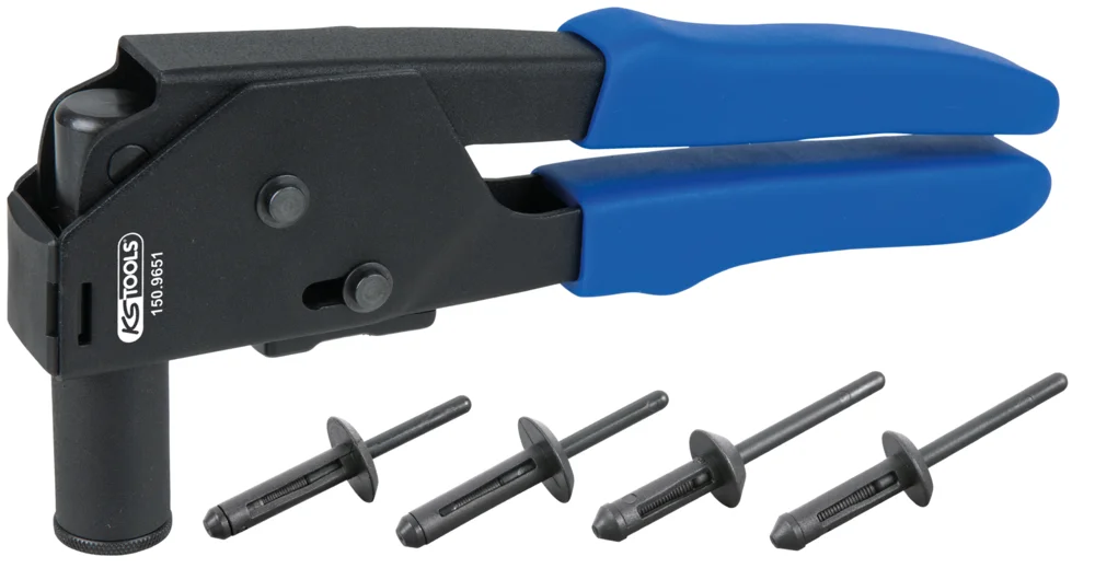 Pince à riveter avec rivets plastique image