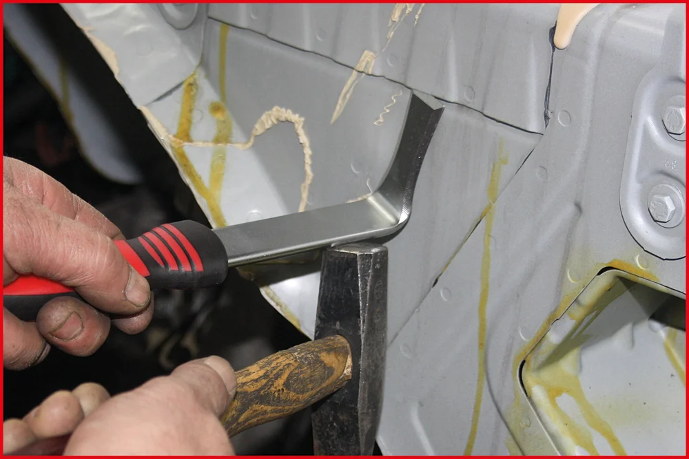 Burin de carrossier, coudé à 90° image