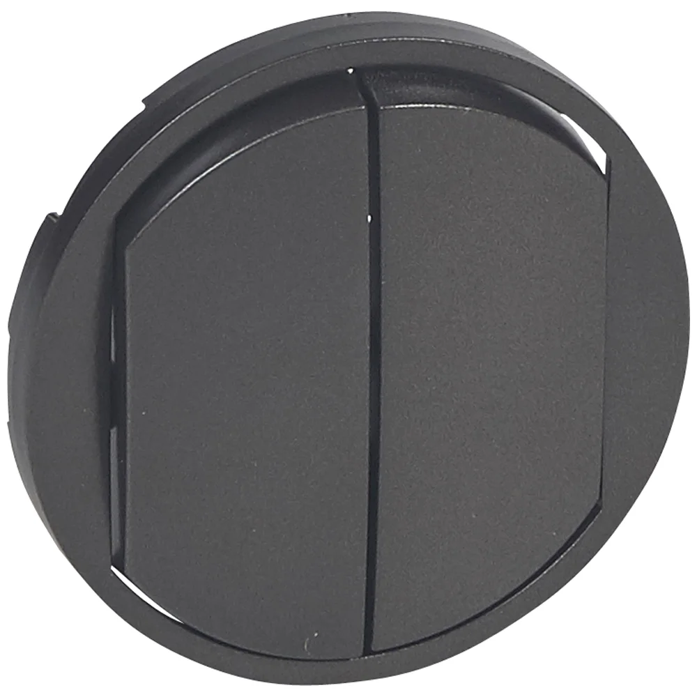 Enjoliveur Céliane interrupteur - Graphite-double commande image