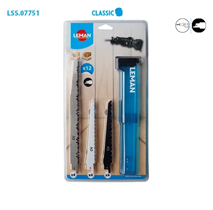 Boite de 12 lames scie sabre multi matériaux Classic image