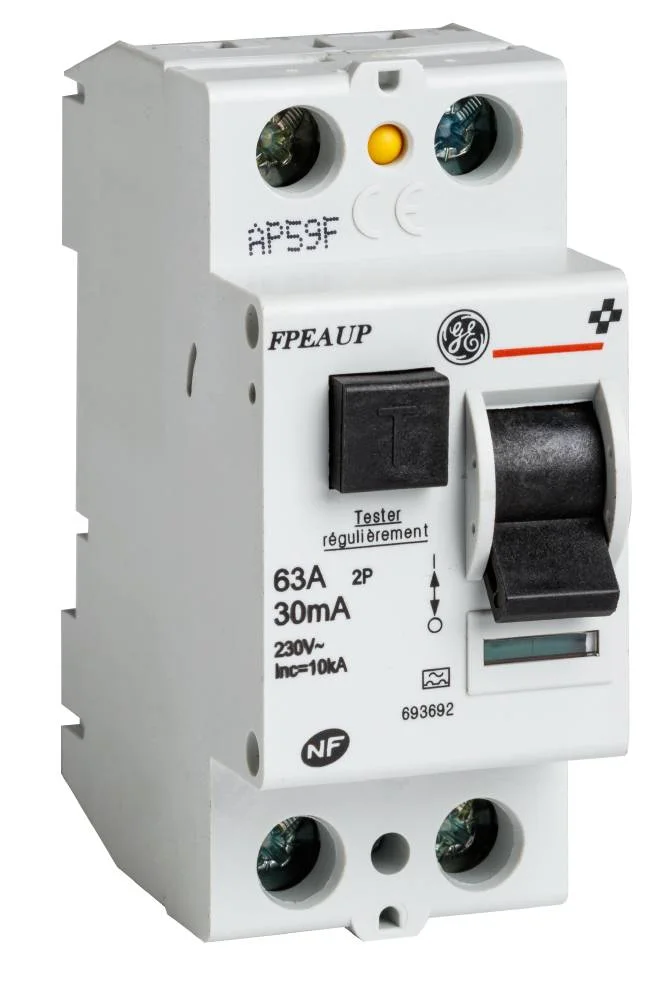 Interrupteur différentiel Unibis 30mA 2P - Automatique - type A image