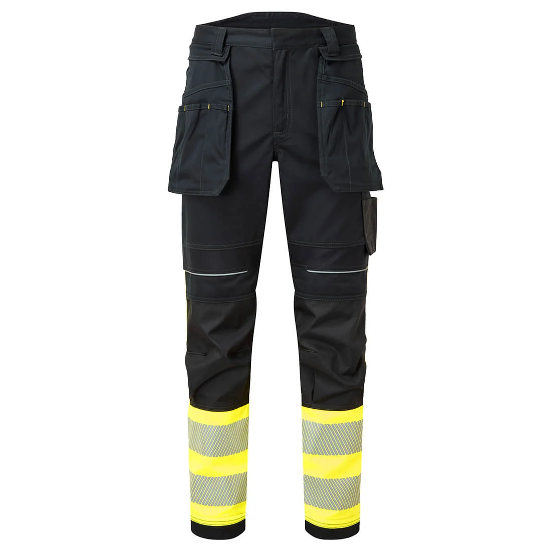 Pantalon Holster PW3 FR Hi Vis Class 1 Jaune/Noir image