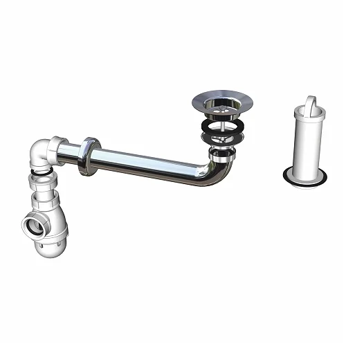 Bonde Décalée pour lavabo Paracelsu Chrome image