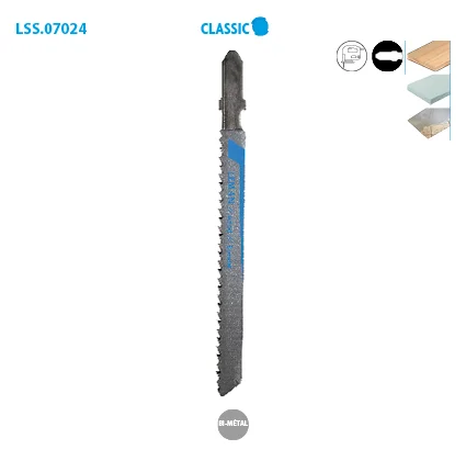 Boite de 5 lames scie sauteuse multi matériaux Classic image