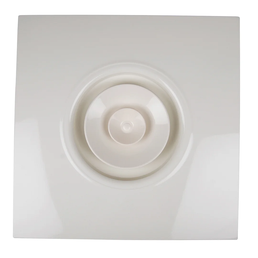 Diffuseur circulaire réglable - Alu laqué blanc image