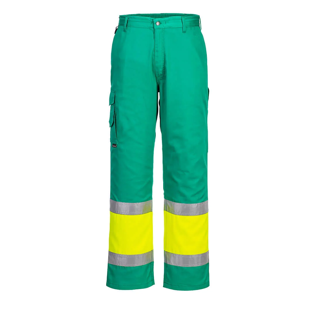 Pantalon combat Hi-Vis Bicolore Jaune/Théal image