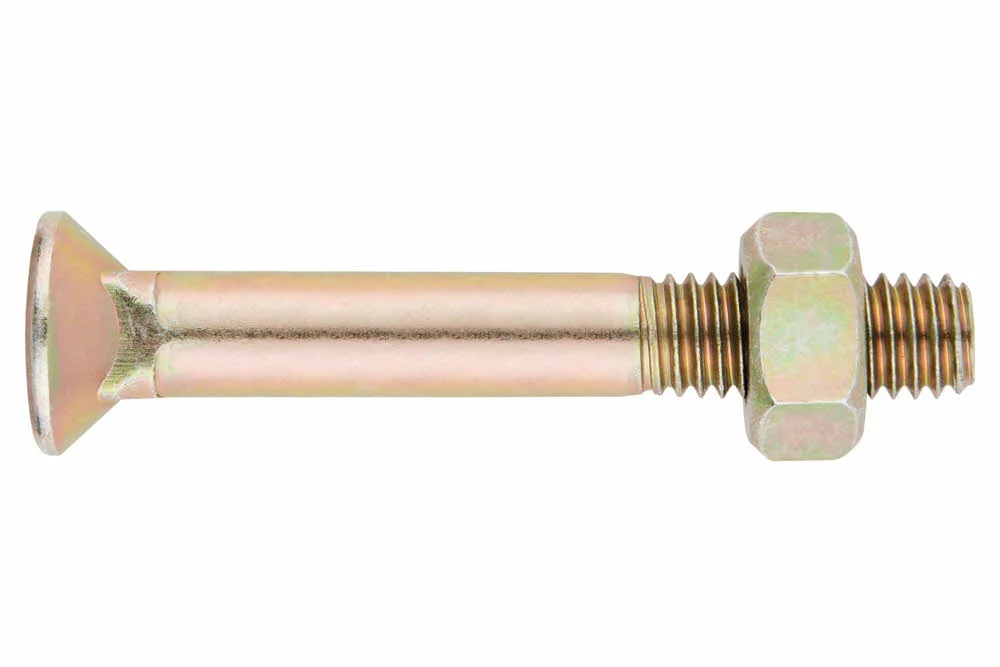 Boulon de charrue 8.8 - Avec ecrou - Bichromaté image