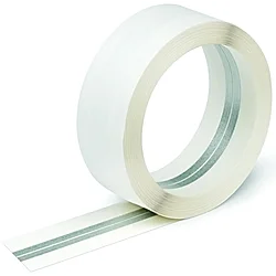 Semin Bande Armée 30m - Renfort Angles Sortants Plaques De Plâtre - Bande Papier Acier Pour Joints Solides Et Invisibles